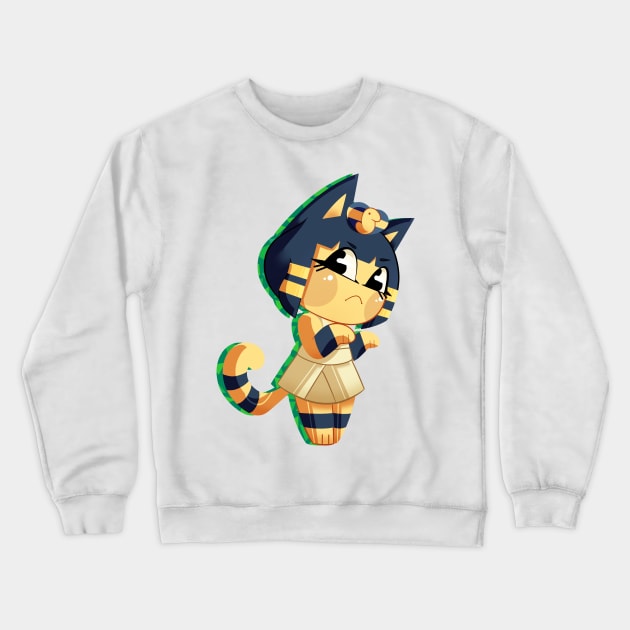 Ankha. Crewneck Sweatshirt by scribblekisses